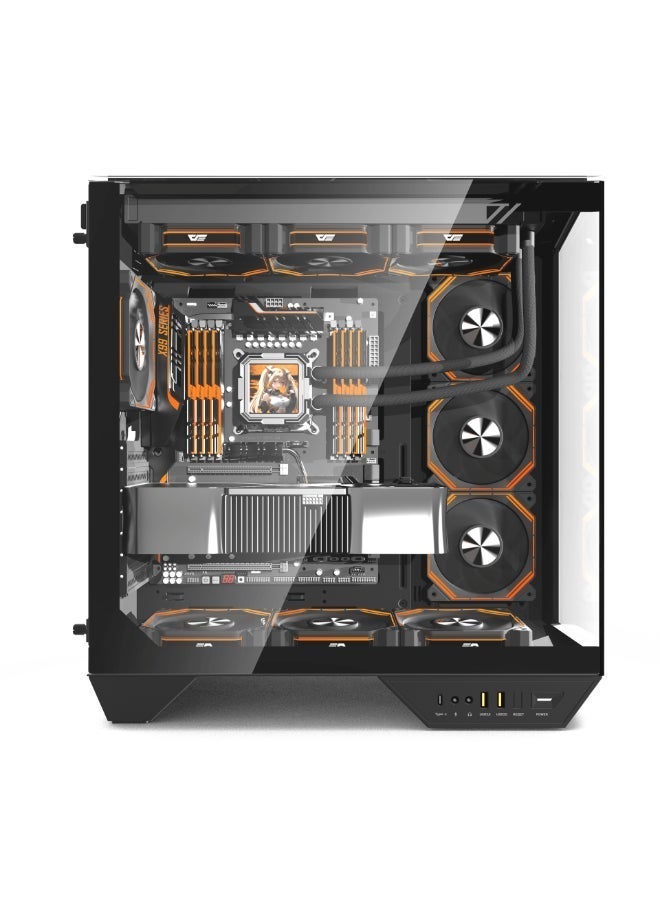 Emarat Gamers Gaming PC – Intel Core i7-14700K, RTX 5070 12GB, 32GB DDR5 RGB, 1TB NVMe SSD, Wi-Fi, Case DARKFLASH DY470 Black 7 Fans RGB black - Image 3